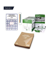 Pack de 5rame+1paquet chemise carton+1 paquet chemise kraft