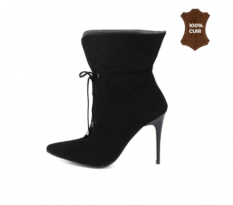 Bottines à talon Noir Bottines à talon Noir