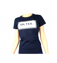 T-shirt Femme Bleu Marine