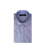 Chemise demi-manche homme Bleu Jean