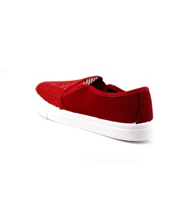 Basket femme Rouge
