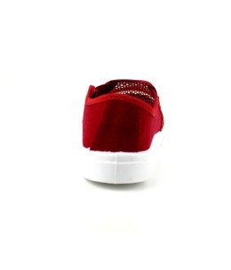 Basket femme Rouge