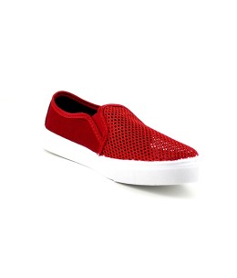 Basket femme Rouge