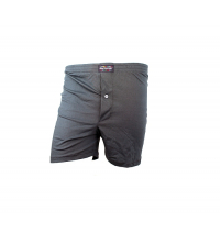 Caleçon uni gris foncé avec bouton