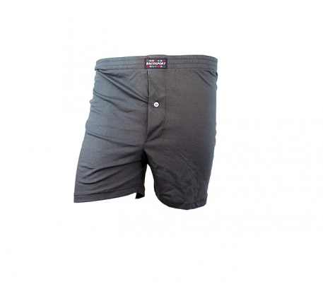 Caleçon uni gris foncé avec bouton Caleçon uni gris foncé avec bouton