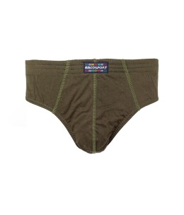 Slip Homme Uni  vert