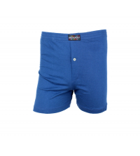 caleçon uni avec bouton Bleu pétrole