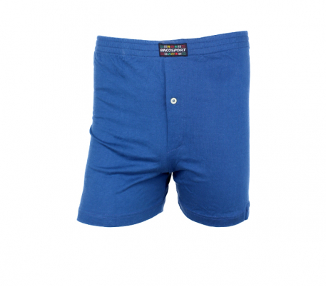 caleçon uni avec bouton Bleu pétrole caleçon uni avec bouton Bleu pétrole