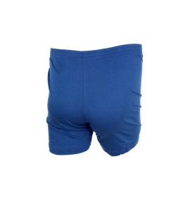 caleçon uni avec bouton Bleu pétrole