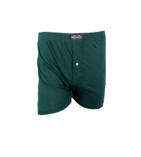 caleçon uni avec bouton Vert militaire