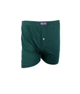 caleçon uni avec bouton Vert militaire