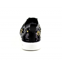 BASKET FEMME NOIR/Doré