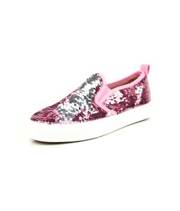 BASKET FEMME ROSE/ARGENT