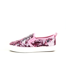 BASKET FEMME ROSE/ARGENT