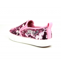 BASKET FEMME ROSE/ARGENT