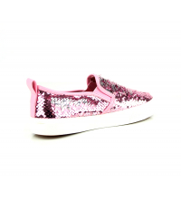 BASKET FEMME ROSE/ARGENT
