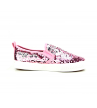 BASKET FEMME ROSE/ARGENT