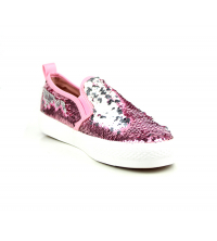 BASKET FEMME ROSE/ARGENT