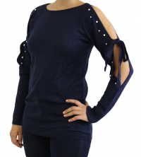 Pull femme Bleu