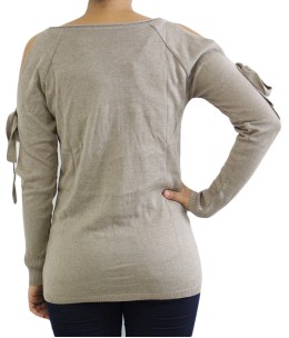 Pull femme Beige Foncé