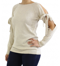 Pull femme Beige clair