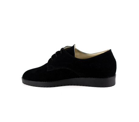 Derbies femme Daim Noir Derbies femme Daim Noir