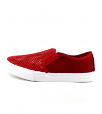 Basket femme Rouge