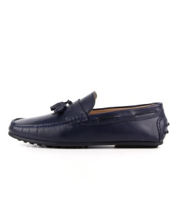 Mocassin Homme Bleu