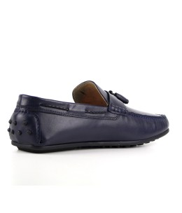 Mocassin Homme Bleu