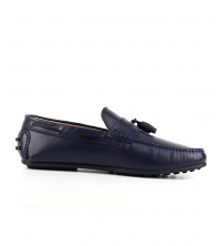 Mocassin Homme Bleu