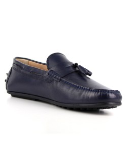 Mocassin Homme Bleu