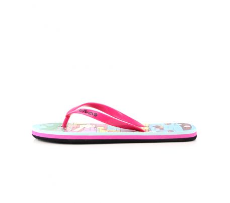 Mule Femme Rose Foushia Mule Femme Rose Foushia