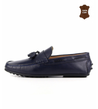 Mocassin Homme Bleu