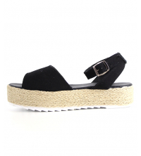 SANDALES FEMME NOIR