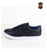 Chaussure Homme Cuir Bleu
