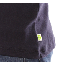 T-shirt manches longues col V - Bleu Marine