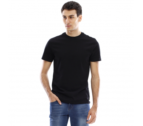 T-shirt manches longues col V - Bleu Marine T-shirt manches longues col V - Bleu Marine