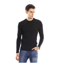 T-shirt manches longues ras du cou - Blanc