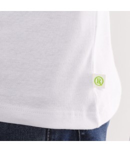 T-shirt manches longues col V - Blanc