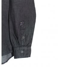 Chemise en jeans léger Noir pour homme