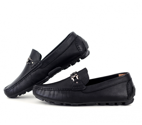 mocassin orthopédiques cuir avec boucle métal mocassin orthopédiques cuir avec boucle métal