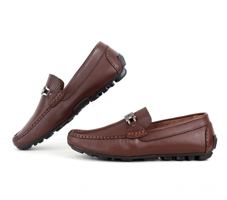 mocassin orthopédiques cuir avec boucle métal mocassin orthopédiques cuir avec boucle métal