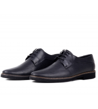 Chaussures orthopédiques en cuir Noir