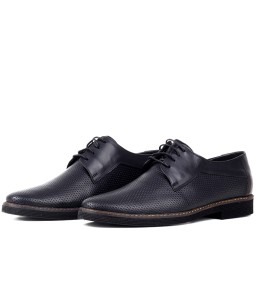 Chaussures orthopédiques en cuir Noir