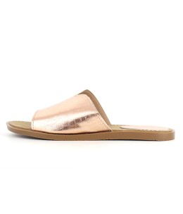 Mule croco paillette effet miroir