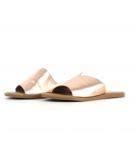 Mule croco paillette effet miroir