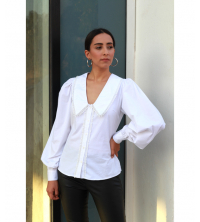 Chemise femme Col claudine