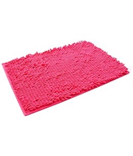 Tapis microfibre salle de bain  ROSE